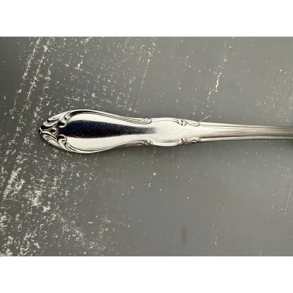 Vintage Rogers Adoration Stainless Serving Fork Simeon L & George H Rogers Co